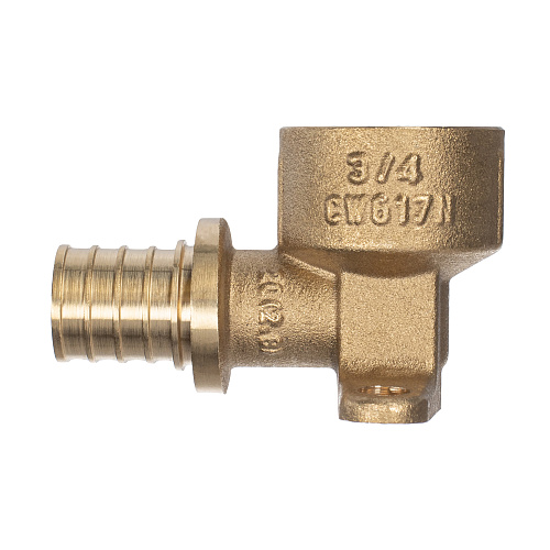 Водорозетка аксиальная, латунь, внутренняя резьба,20х3/4", желтый, RTP