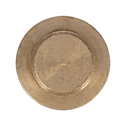 Заглушка аксиальная, латунь,16, желтый, RTP